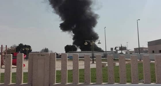 اندلاع حريق في نادي بالأحساء إثر ماس كهربائي