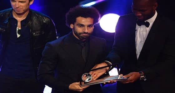 بالفيديو.. " محمد صلاح " يحصل على جائزة أفضل هدف في العالم