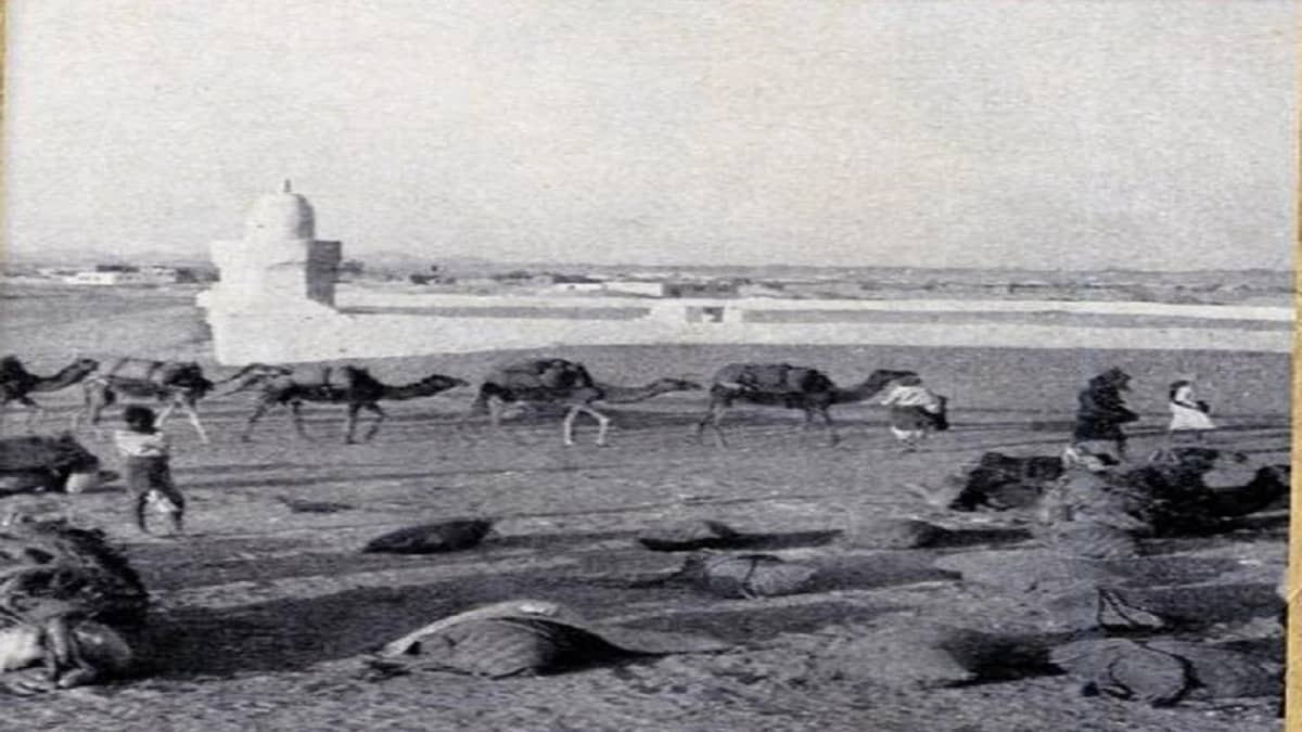 شاهد..مقبرة حواء الأثرية قبل 77 عامًا