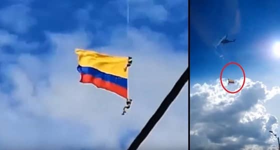 بالفيديو..مصرع جنديين إثر سقوطهما من مروحية أثناء عرض جوي