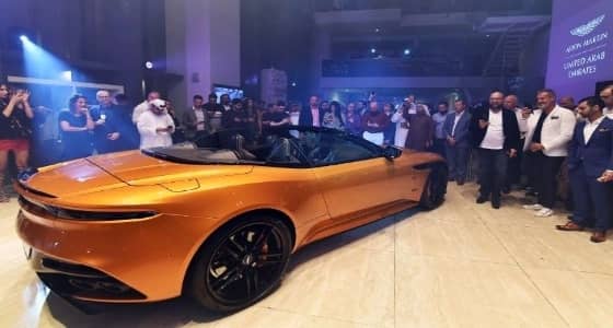 الشرق الأوسط يستقبل أستون مارتن DBS سوبرليجيرا فولانتي