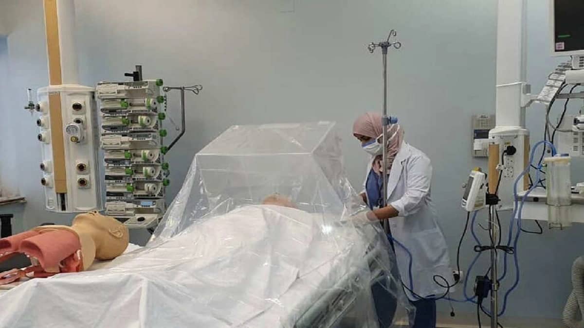 طريقة مبتكرة لإجراء التنفس الصناعي لمرضى الوباء
