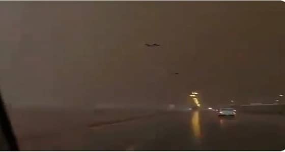 بالفيديو.. هطول أمطار غزيرة على الخرج