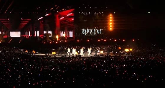 شاهد.. تفاعل مُهيب مع الفرقة الكورية BTS ضمن موسم الرياض