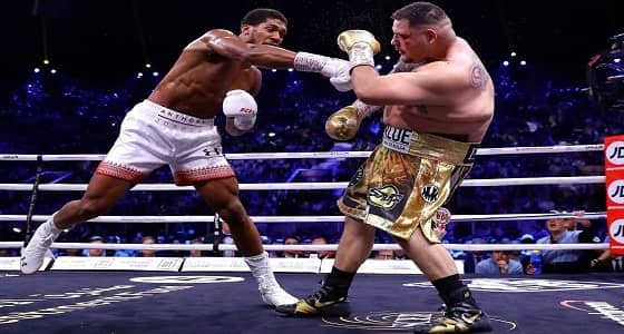 أنتوني جوشوا يحسم نزال الدرعية التاريخي