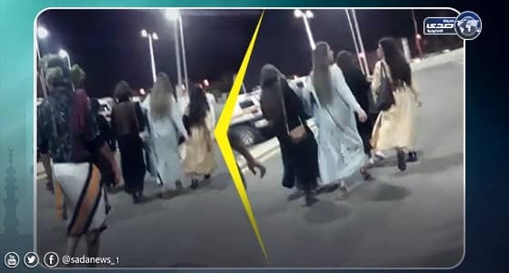 بالفيديو.. مجموعة شبان يتحرشون بفتيات في مهرجان جازان الشتوي