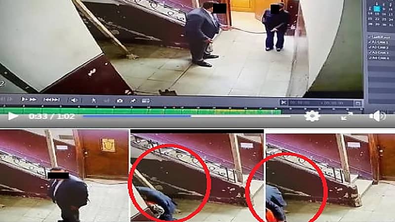 كاميرا مراقبة تفضح متحرش استدرج طفلة لهتك عرضها