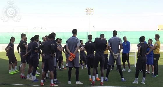 النصر يواصل استعدادته لمواجهة الهلال