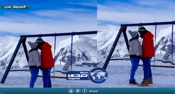 قبلة حميمية من فوز العتيبي لزوجها علنًا تشعل الغضب (فيديو)