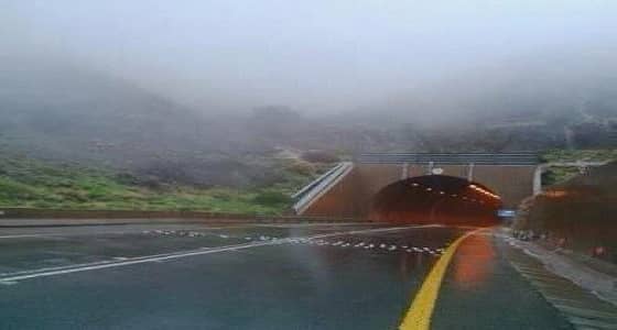 بالفيديو.. هطول أمطار على منطقة الباحة