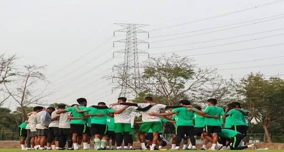 بالصور.. الأخضر الأولمبي يواصل استعداده للقاء أوزباكستان