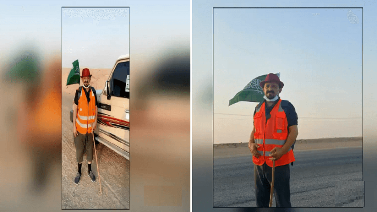 بالفيديو.. مواطن يتمكن من عد الخطوات من جازان إلى الرياض