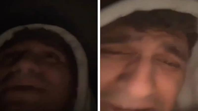 شاهد.. شاب تركي يبكي تحت الأنقاض بعد انهيار منزله جراء الزلزال القوي