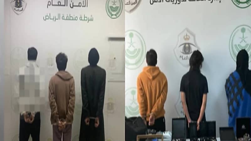 بالفيديو .. سقوط مجرمين في قبضة رجال الأمن