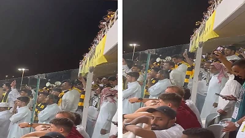 جماهير الاتحاد تردد : الكأس يلمع نصراوي يدمع.. فيديو