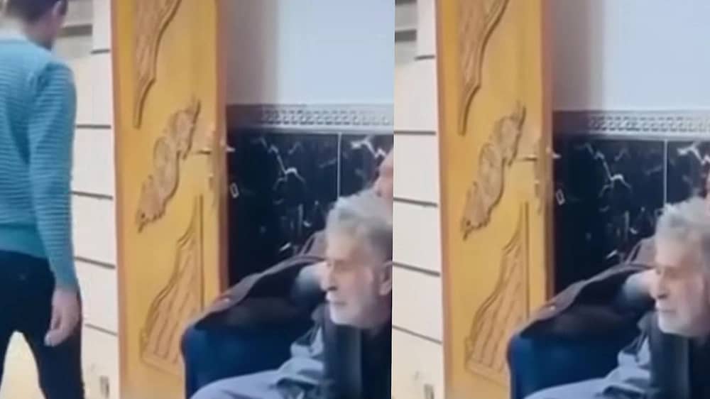 شاب يثير جدلاً بعد وداعه البارد لوالده في دار مسنين .. فيديو