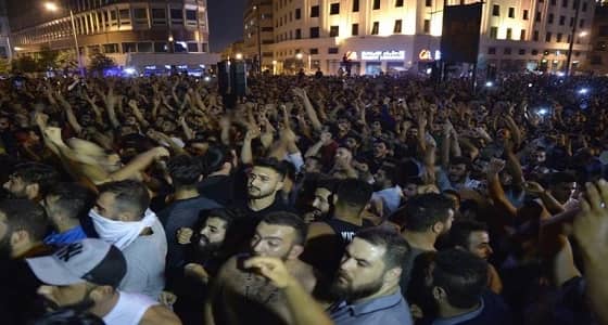 تجدد اشتباكات بين الأمن اللبناني والمتظاهرين بعد خطاب الحريري