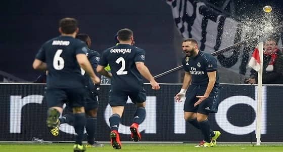 دوري أبطال أوروبا..فوز صعب لريال مدريد على أياكس