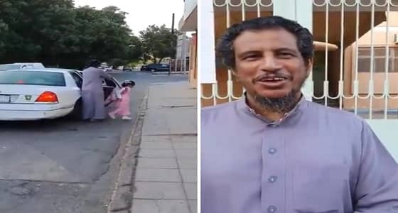 بالفيديو.. حارس مدرسة يثير الإعجاب لتفانيه في عمله وحرصه على الطلاب