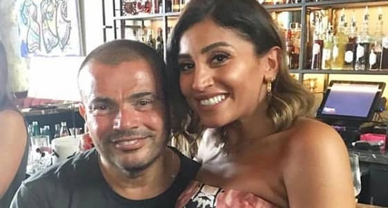 لأول مرة.. دينا الشربيني تتغزل في عمرو دياب على الهواء