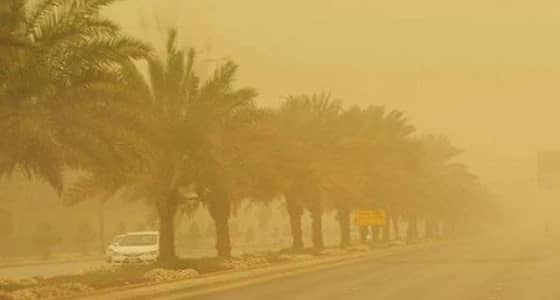 رياح نشطة مثيرة للأتربة في 3 مناطق