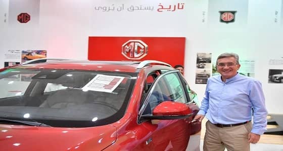 بالصور.. شراكة جديدة للأهلي مع " إم جي موتور "