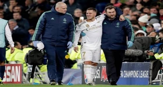 ريال مدريد يكشف مدة غياب هازارد بعد الإصابة