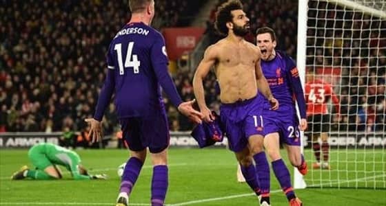 صلاح يكسر صيامه التهديفي ويقود ليفربول لفوز ثمين على ساوثهامبتون