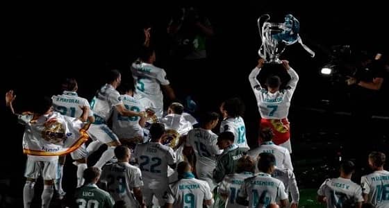 بالفيديو.. جماهير الريال يهتفون لرونالدو في احتفالية البرنابيو: لا ترحل