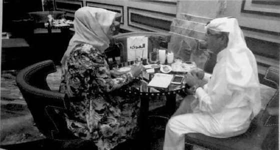 القطري جابر الحرمي يتخبط محاولًا تبرئة نفسه من لقاء خطيبة " خاشقجي "